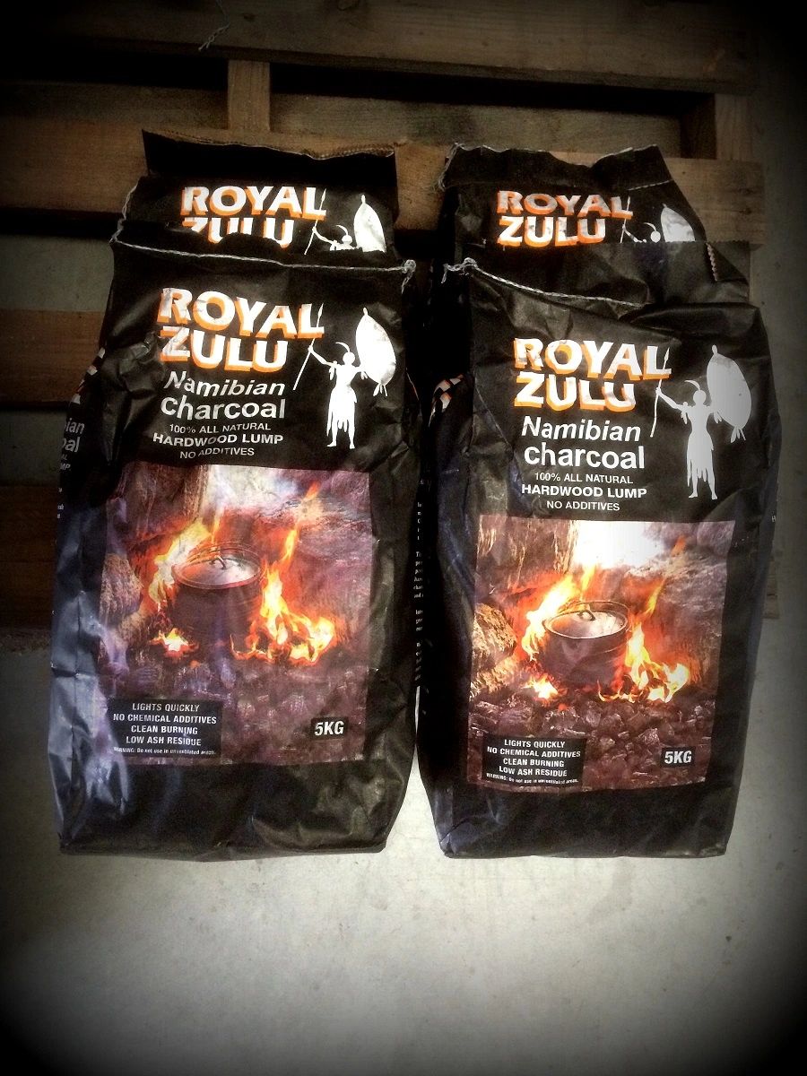 20kg ZULU African Namibian Hardwood HOT Lump Charcoal for your HIBACHI